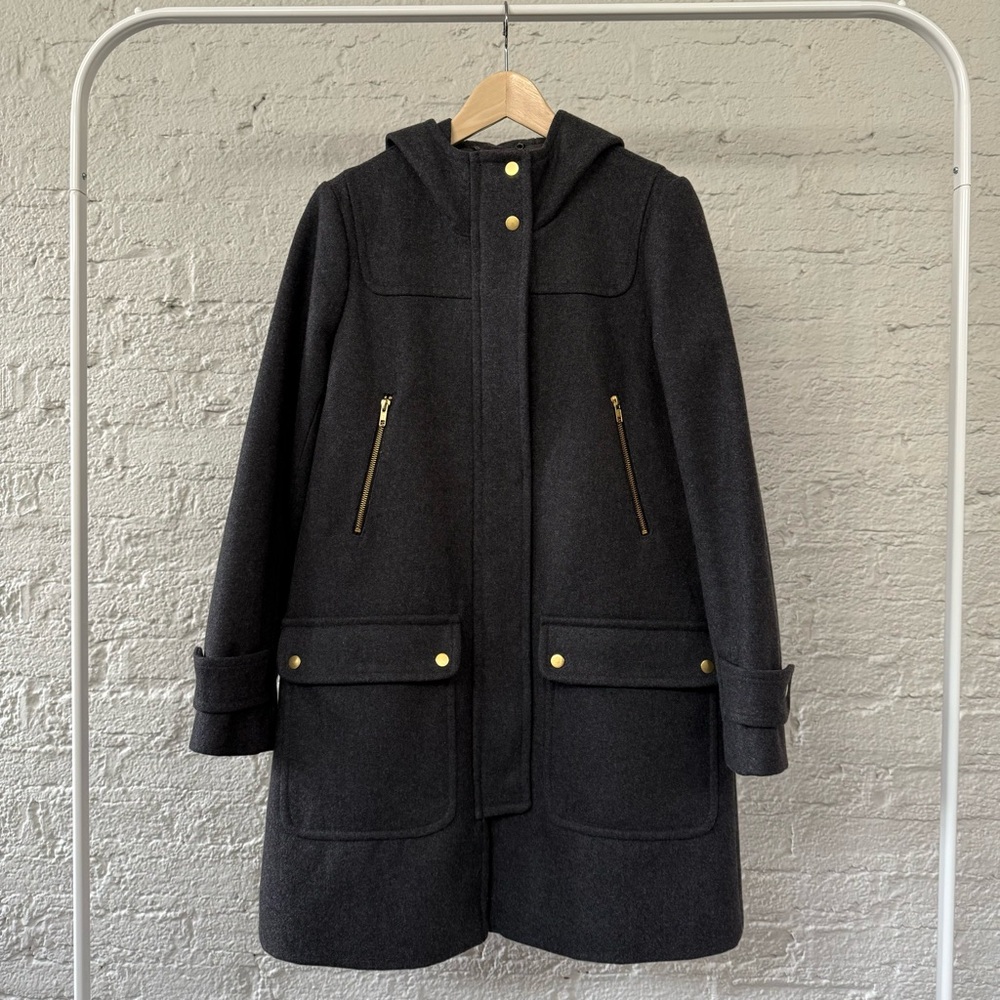 J. Crew Wool Stadium Coat